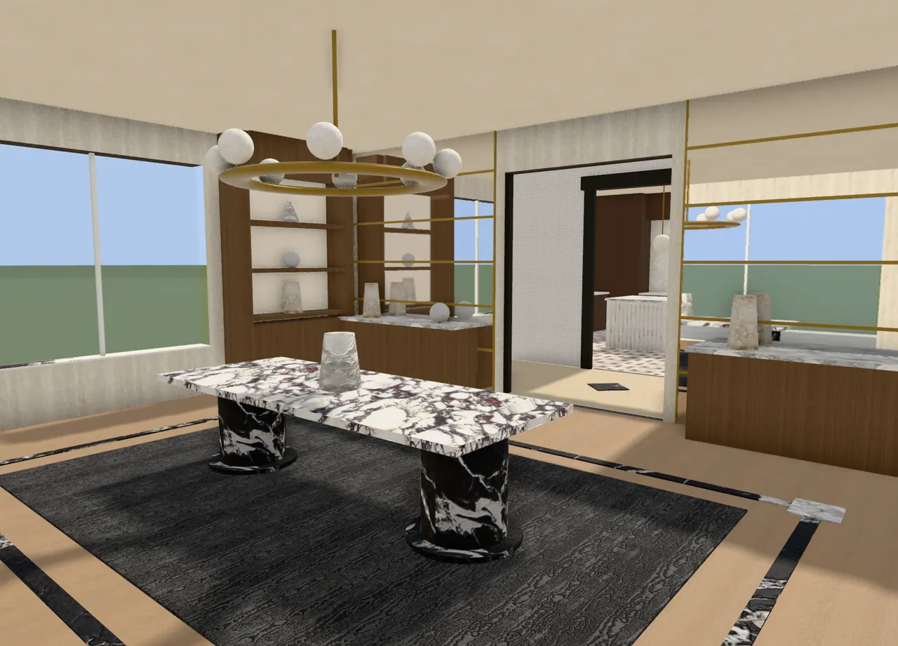 The dining room, in Pncyl