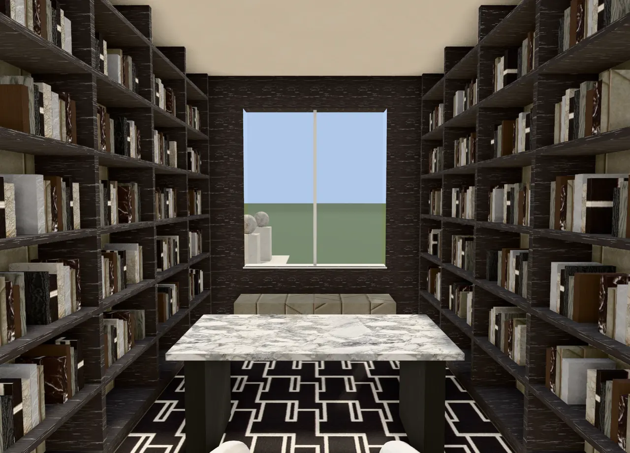 The library, in Pncyl