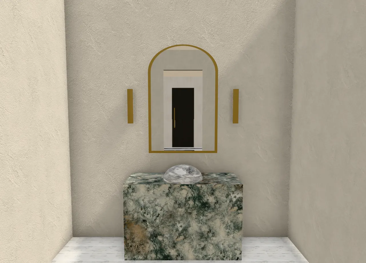 The powder room, in Pncyl